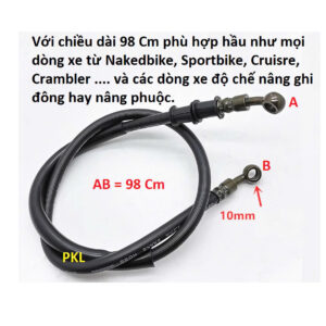 Dây dầu thắng đĩa xe mô tô phân khối lớn PKN Phù hợp hầu hết mọi dòng xe mô tô Xe máy dùng thắng đĩa