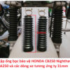 Cặp ống bọc bảo vệ phuộc che phuộc trước HONDA CB250 Nighthawk LA250 Master 125 Rebel 125 250 Custom 125 Dealim 125 Yamaha YB125 và các dòng xe tương ứng ty 31mm Giá 1 cặp Loại tốt