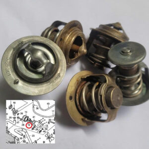 Van hằng nhiệt Honda CB400 1992-2025 Hornet 250 1996-2007 Hornet 600 Hornet 919 và các dòng xe tương ứng Nhiệt độ mở van 82 Độ C Hàng Nhật Zin